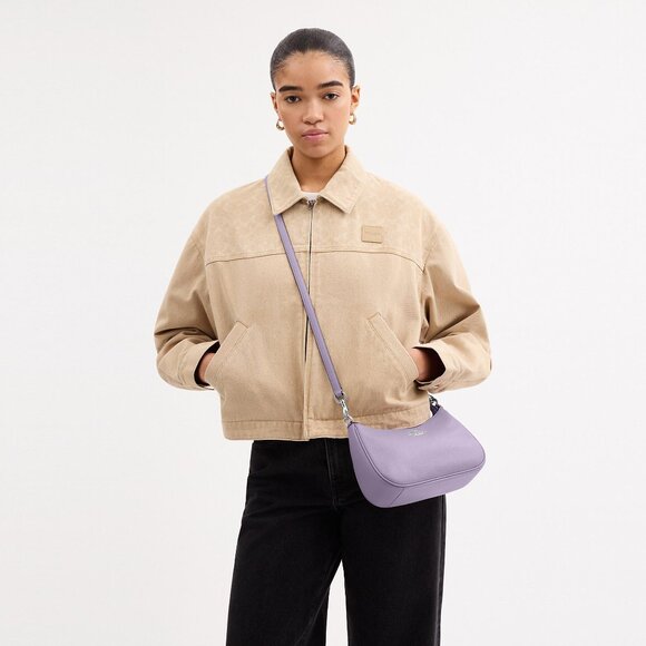 Teri Shoulder Bag With Floral Applique - NWT - Picture 6 of 16